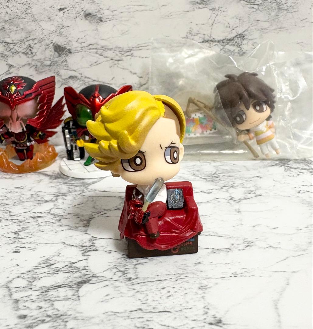 仮面ライダーオーズ 火野映司 アンク　フィギュア ゆーぽん　ちみメガ