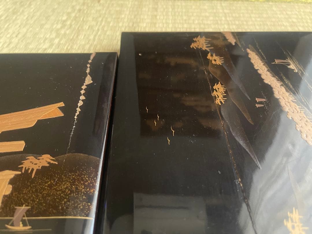 輪島塗 重箱 五段重箱 アンティーク 昭和50年 木箱付 - メルカリ