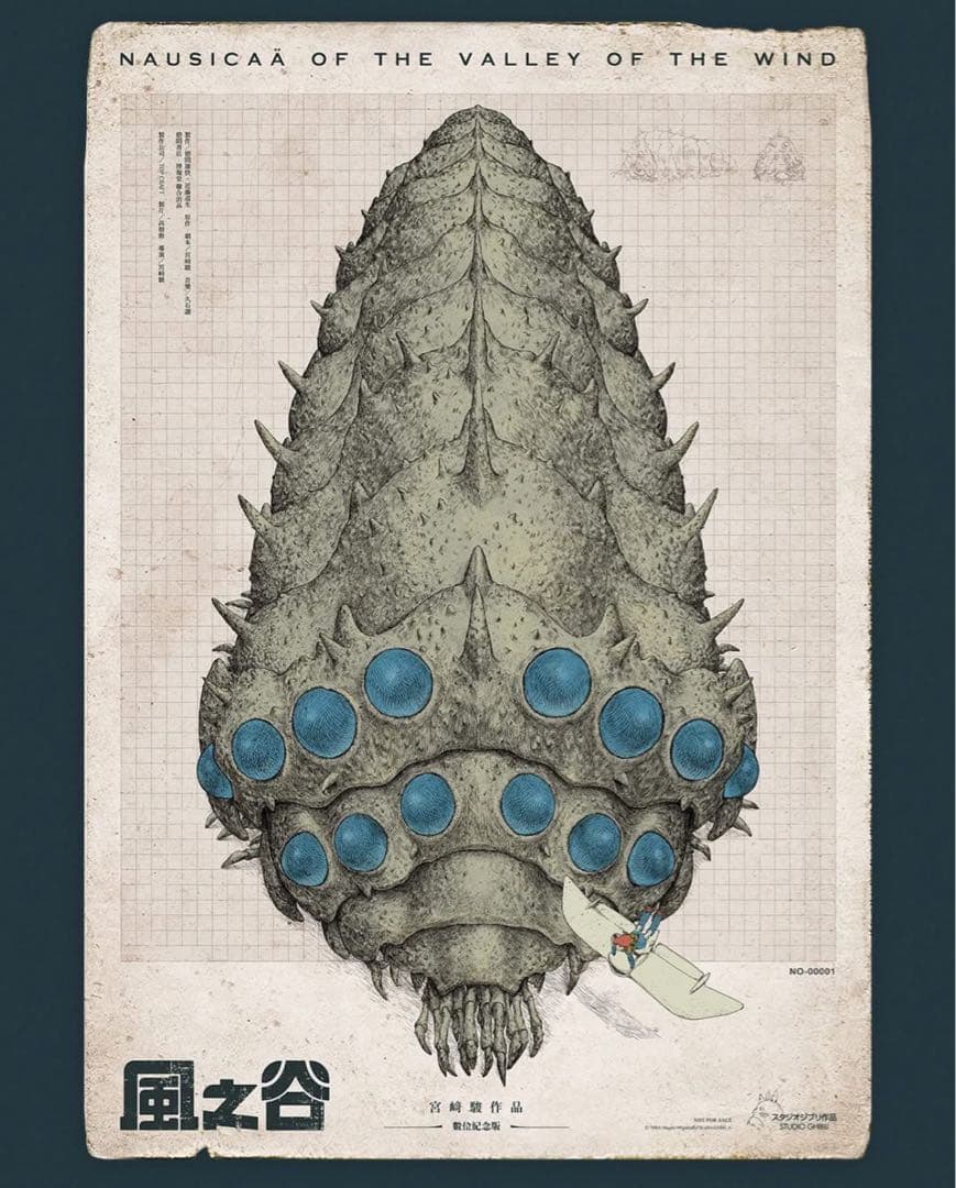 風の谷ナウシカ（風之谷）ポスター台湾限定