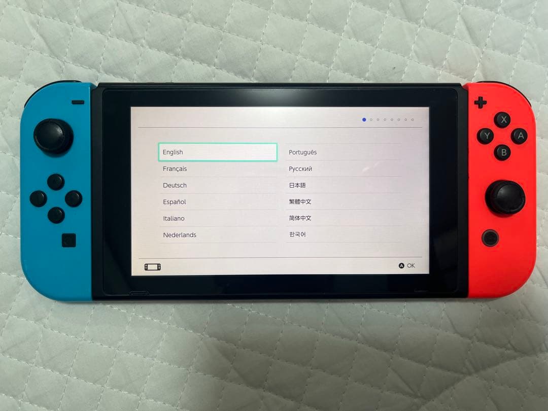 Nintendo Switch 本体 青/赤 SDカード・ケース付き
