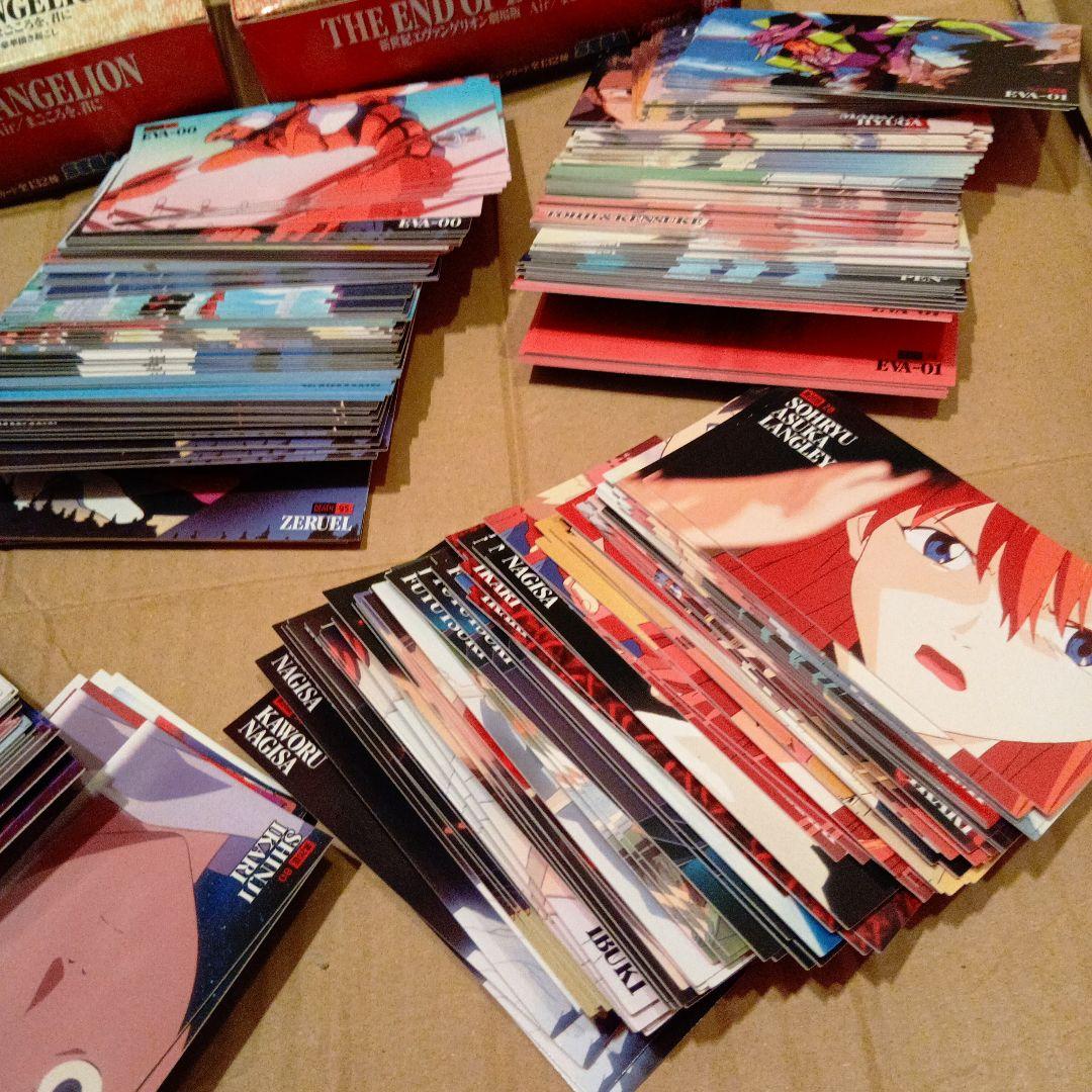 ▶大量　エヴァンゲリオン　劇場版　ワイドサイズ トレーディングカードセット