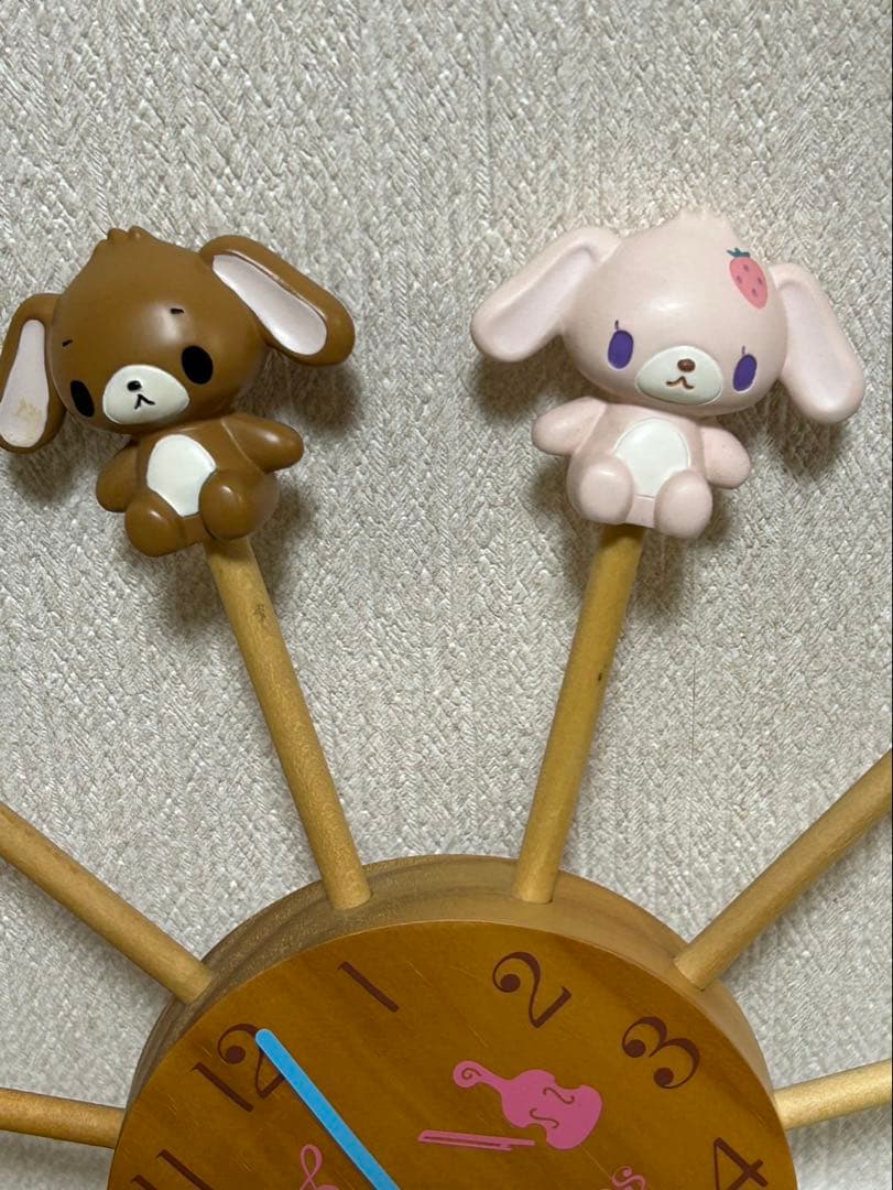 シュガーバニーズ 壁掛け時計 激レア サンリオ