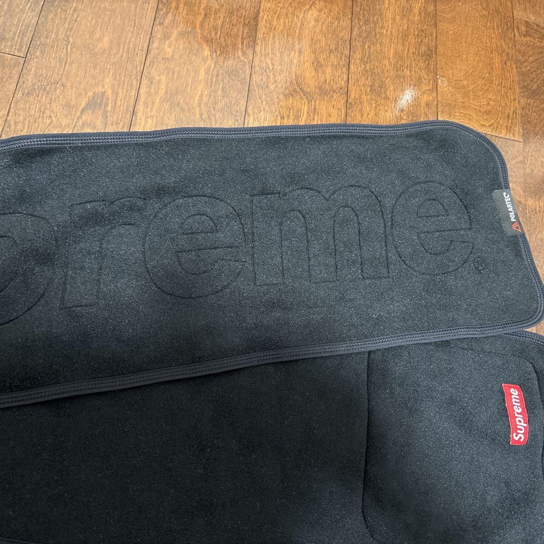 シュプリーム ブランケット フリース　マフラー　ブラック　ポーラテック 膝掛け