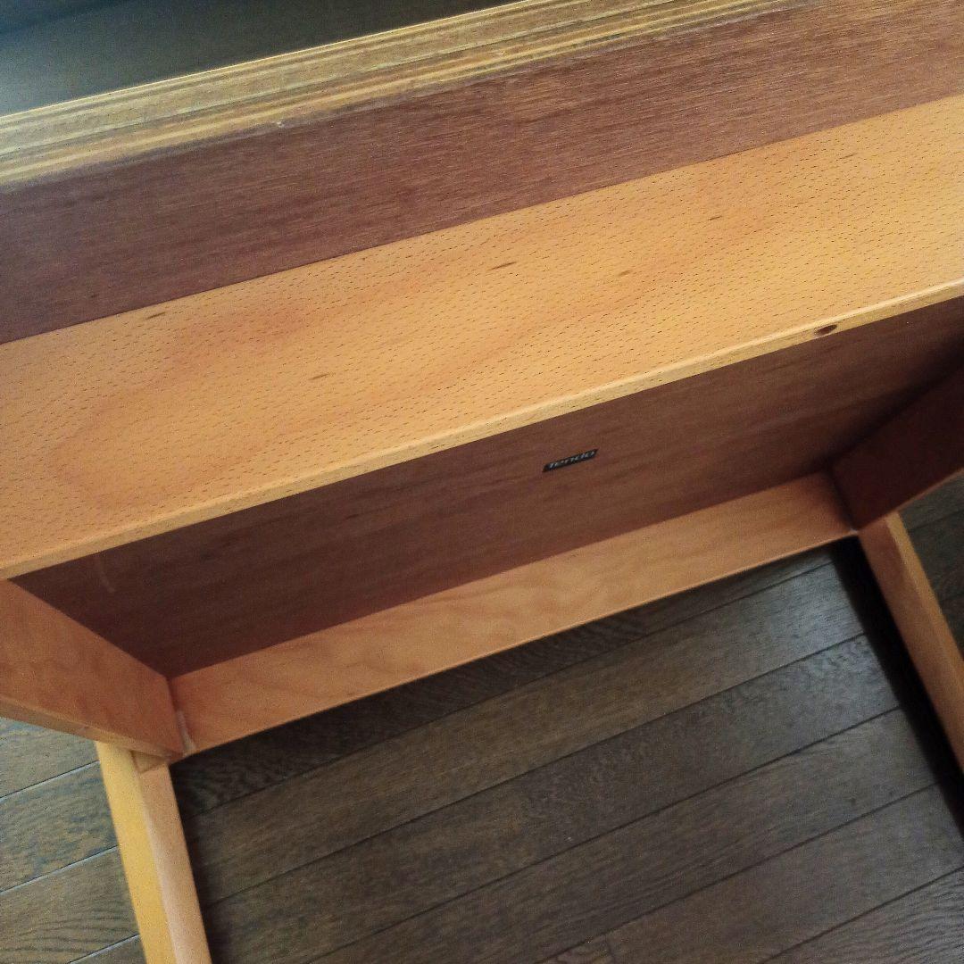 【アンデス倉庫】グッドデザイン賞【天童木工】ブックテーブル木製机/USED