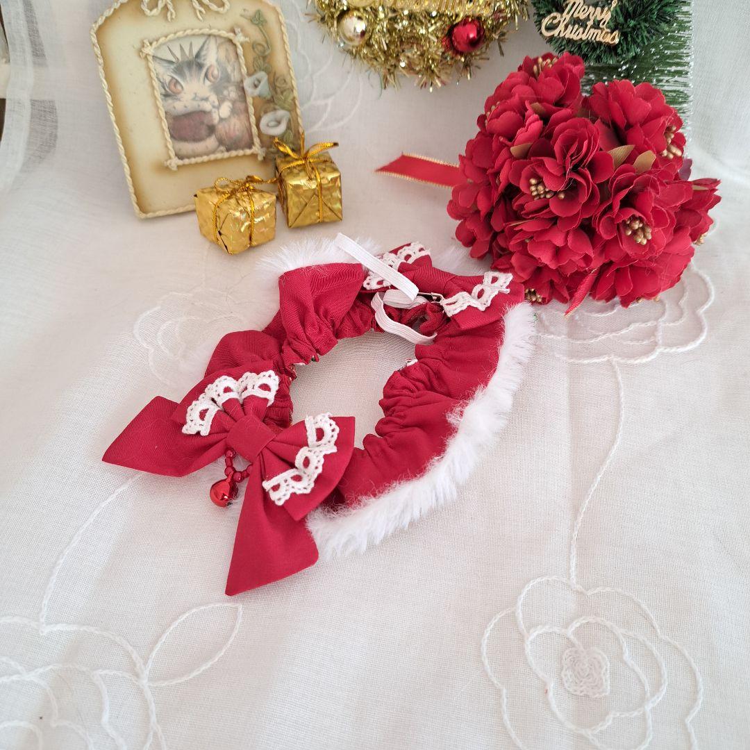 短毛シュシュ、スノーフレークキラキラ星わんちゃん猫ちゃん用