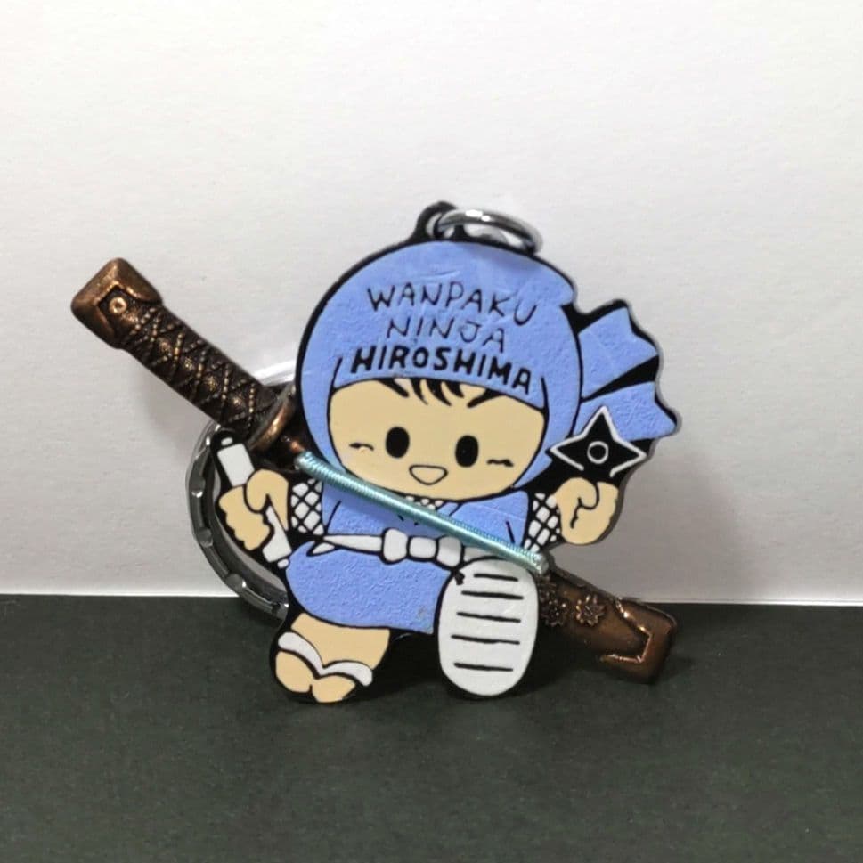 昭和レトロ 忍者 キーホルダー お土産 ファンシー 広島 刀 レア - メルカリ