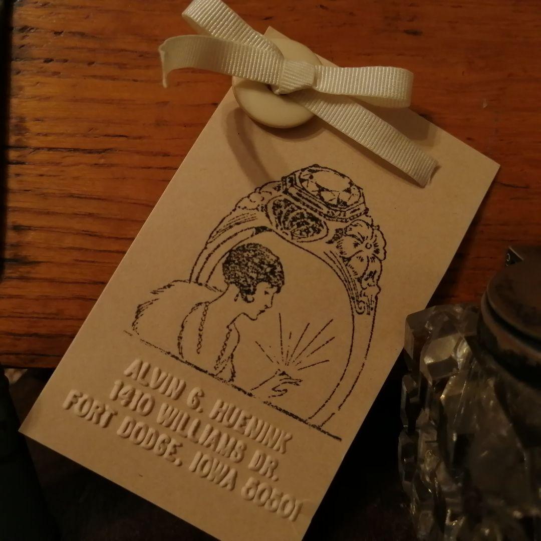 米国製ヴィンテージ ハンディタイプ エンボッサー 箱入りスタンプ