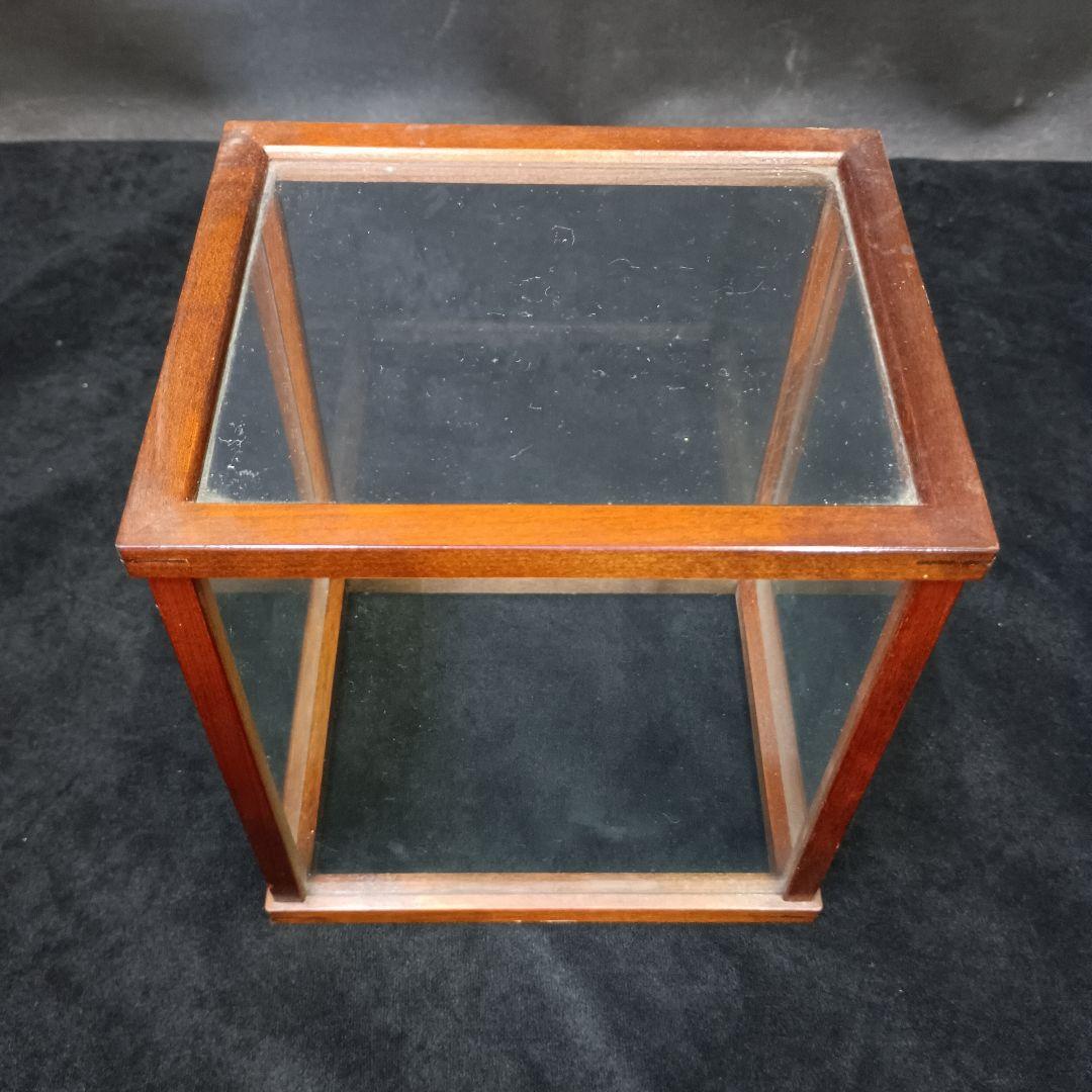 純銀製 竹 彫刻 光則作 ガラスケース付き 置物 竹盆栽