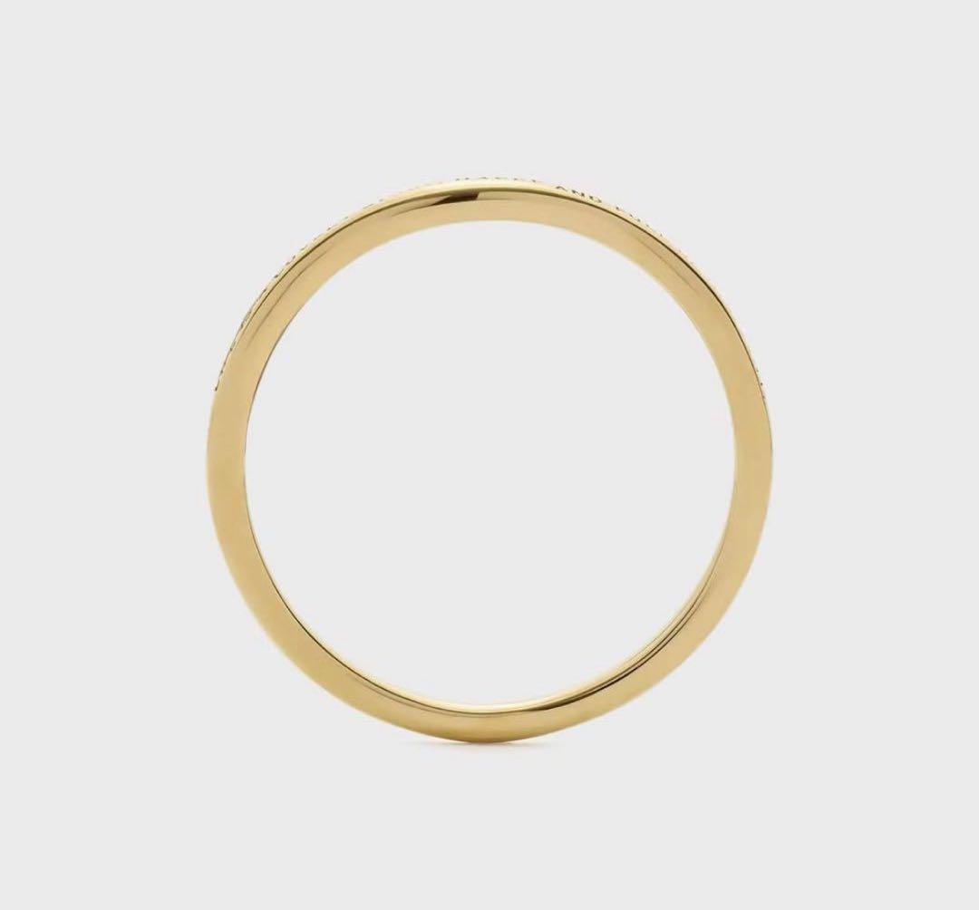 NOJESS メッセージ入りゴールドリング