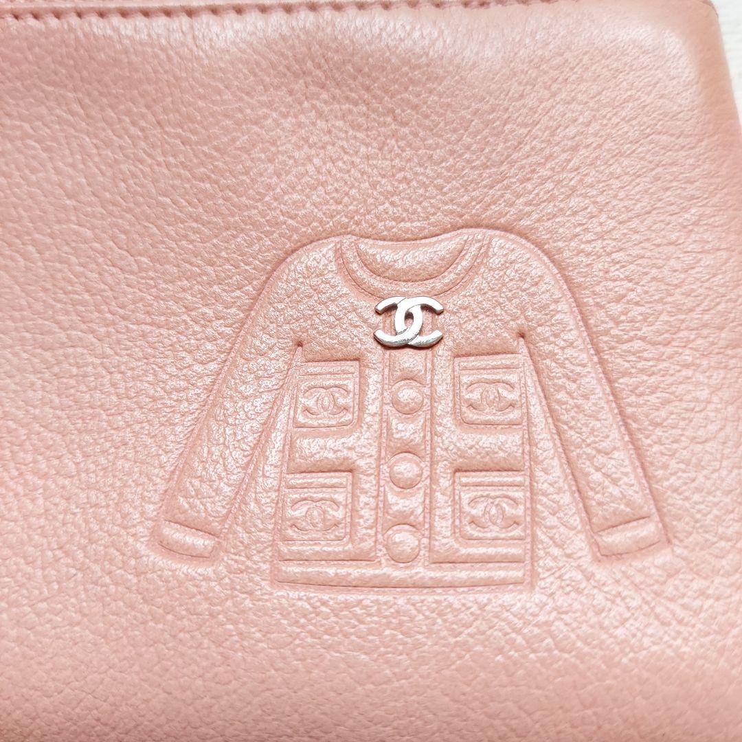 ぽ*と様 CHANEL カーディガン型  カード ケース ピンク キーリン