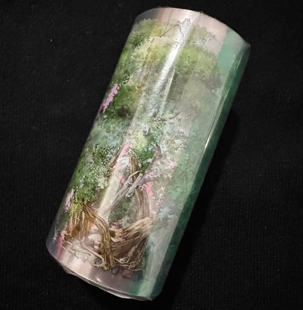 9039】海外 マステ 5m巻 PETマスキングテープ 藤 木 装飾系