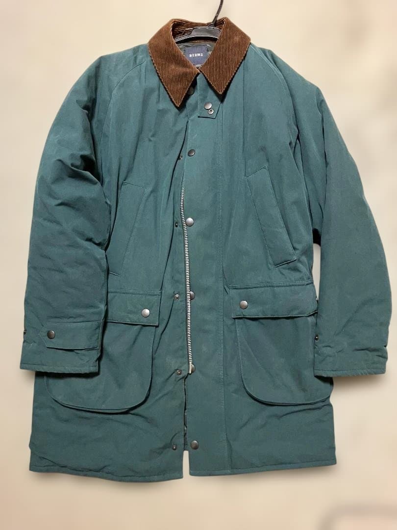 BEAMS グリーン フィールドコート メンズ　M