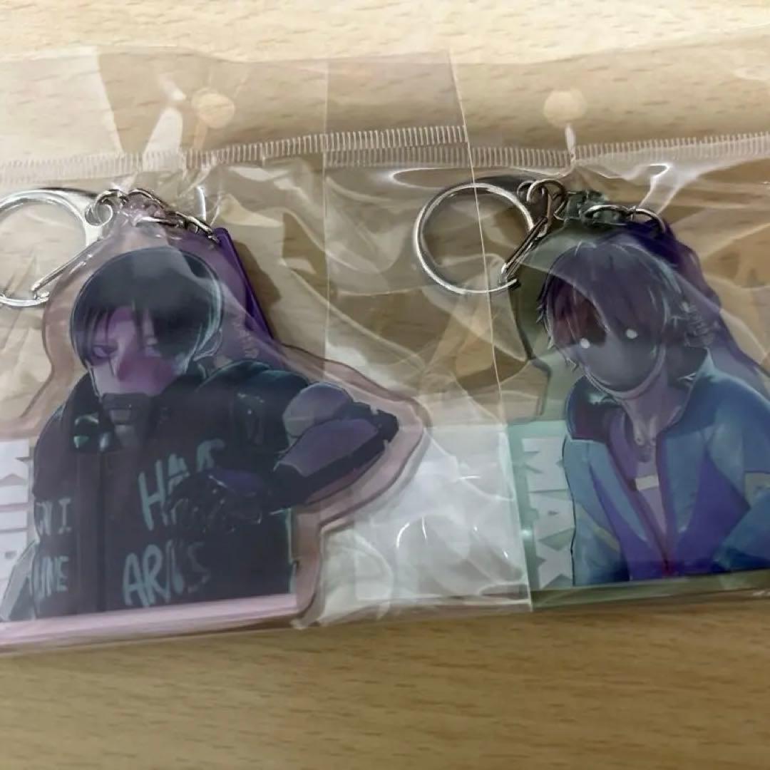 【銀河特急ミルキー☆サブウェイ】 カラーアクリルキーホルダー カート マックス 銀河特急 ミルキーサブウェイ カラーアクリルキーホルダー カート