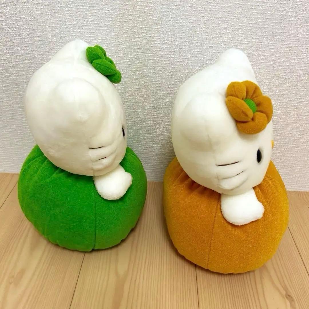 希少　紀文豆乳　ハローキティ　ぬいぐるみ　豆キティ　お豆キティ　ご当地キティ