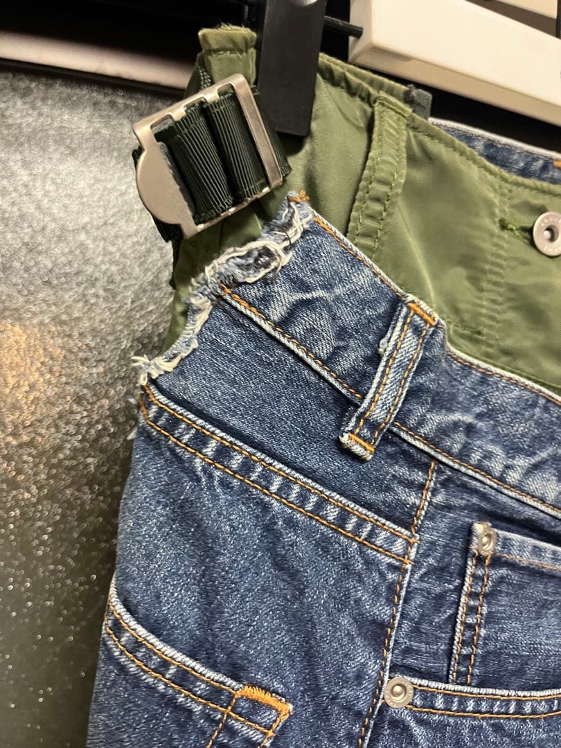 【定価79920円】sacai デニムドッキングスカート