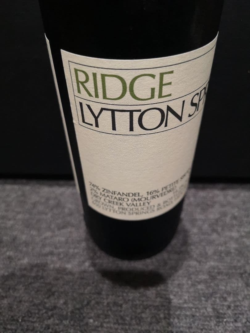 Ridge Lytton Springs 2015 リッジ リットン スプリング
