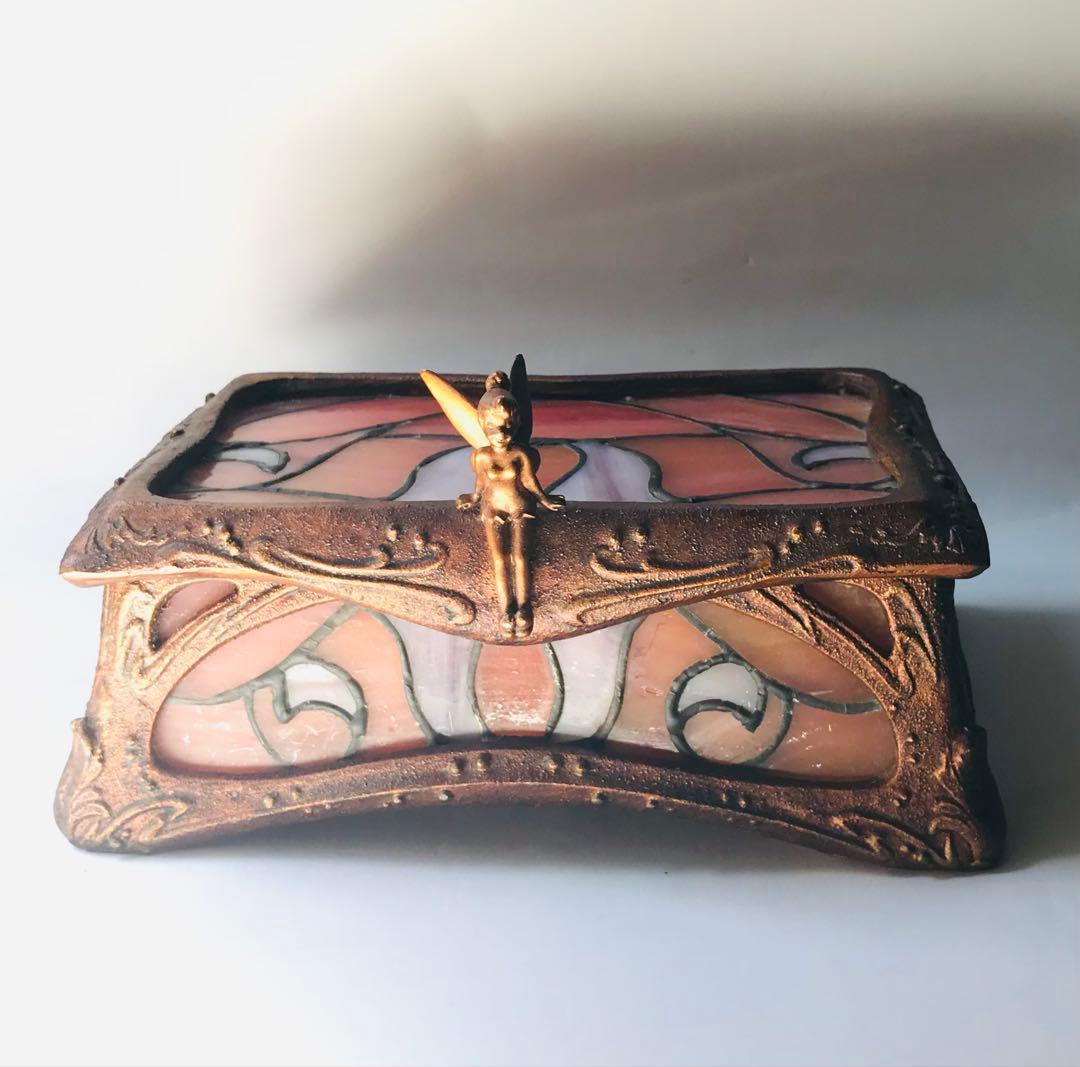 【世界限定数】ディズニーティンカーベルステンドグラスジュエリーボックス 世界限定数】ディズニーティンカーベルステンドグラスジュエリー