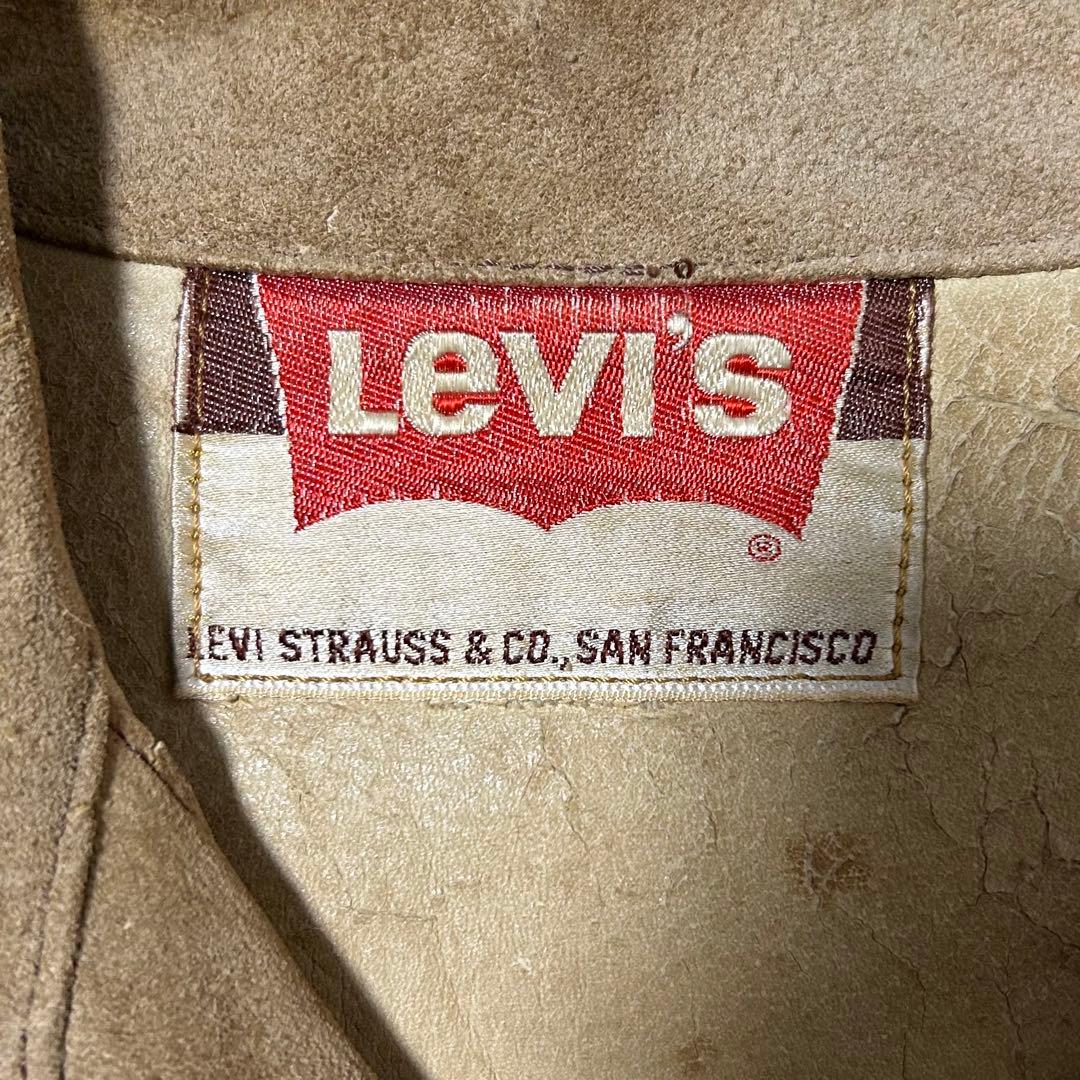 60s Levi's 3rd Type スエードジャケット Big E - メルカリ