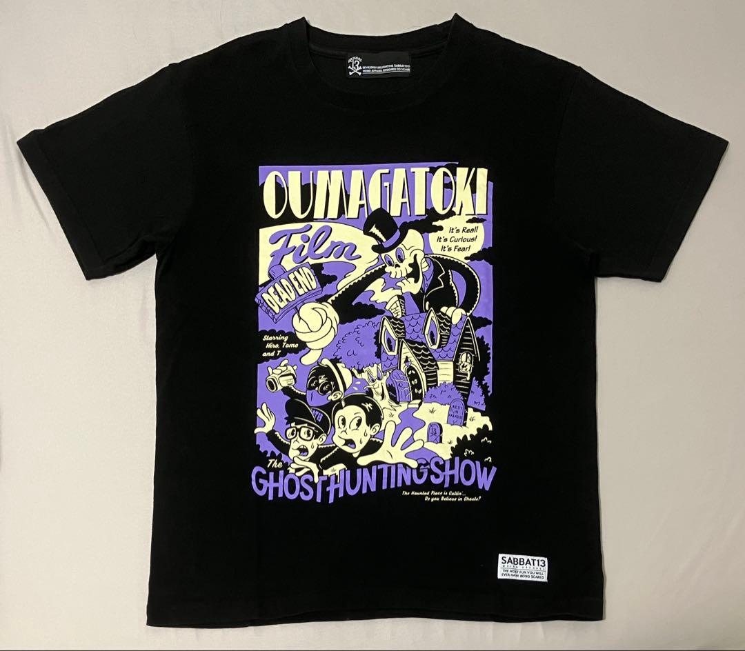 オウマガトキFILM Tシャツ Tシャツ／4ゴースト（ネイビー）（缶バッチ