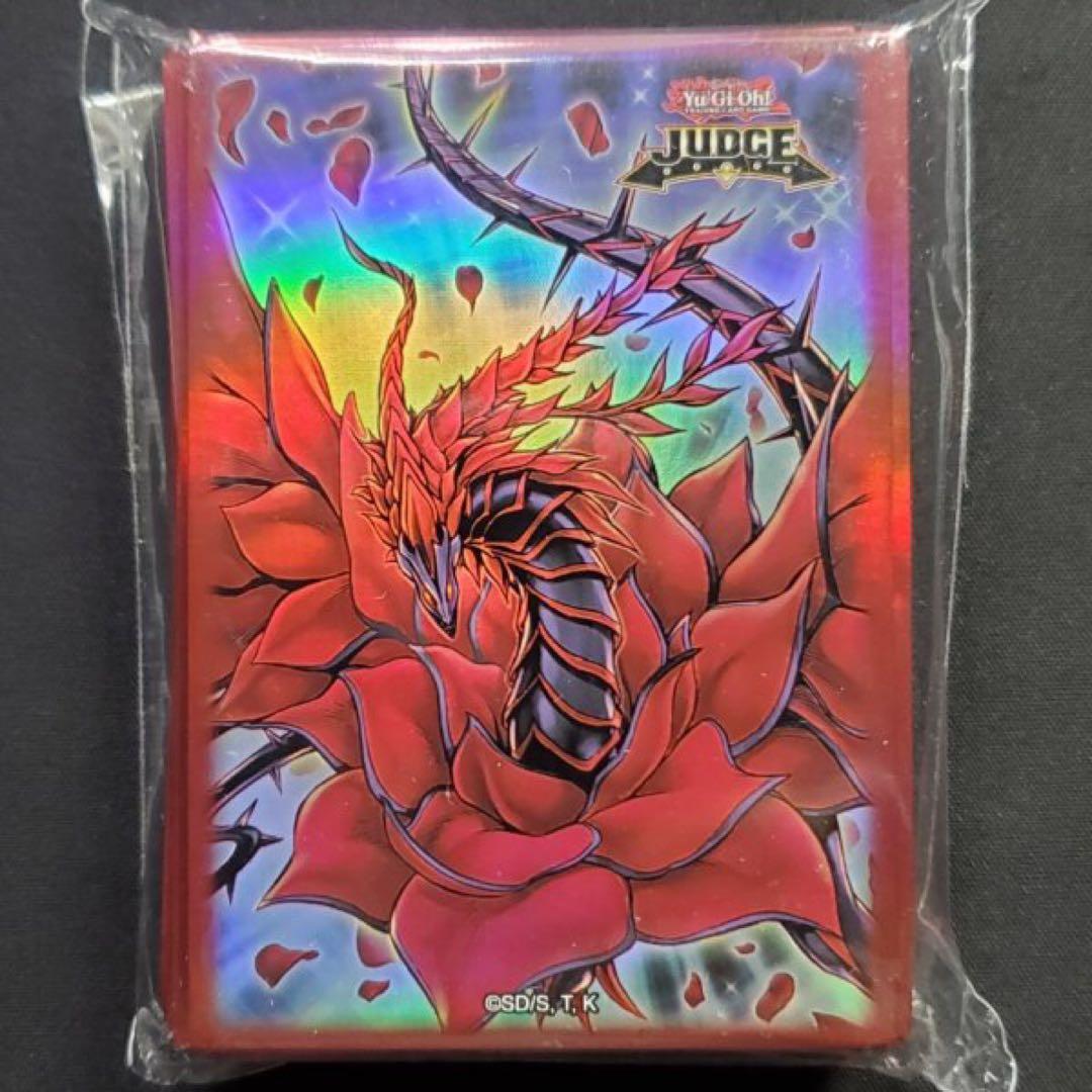 遊戯王 ブラックローズドラゴン スリーブ 新品未開封 JUDGE 80枚 正規
