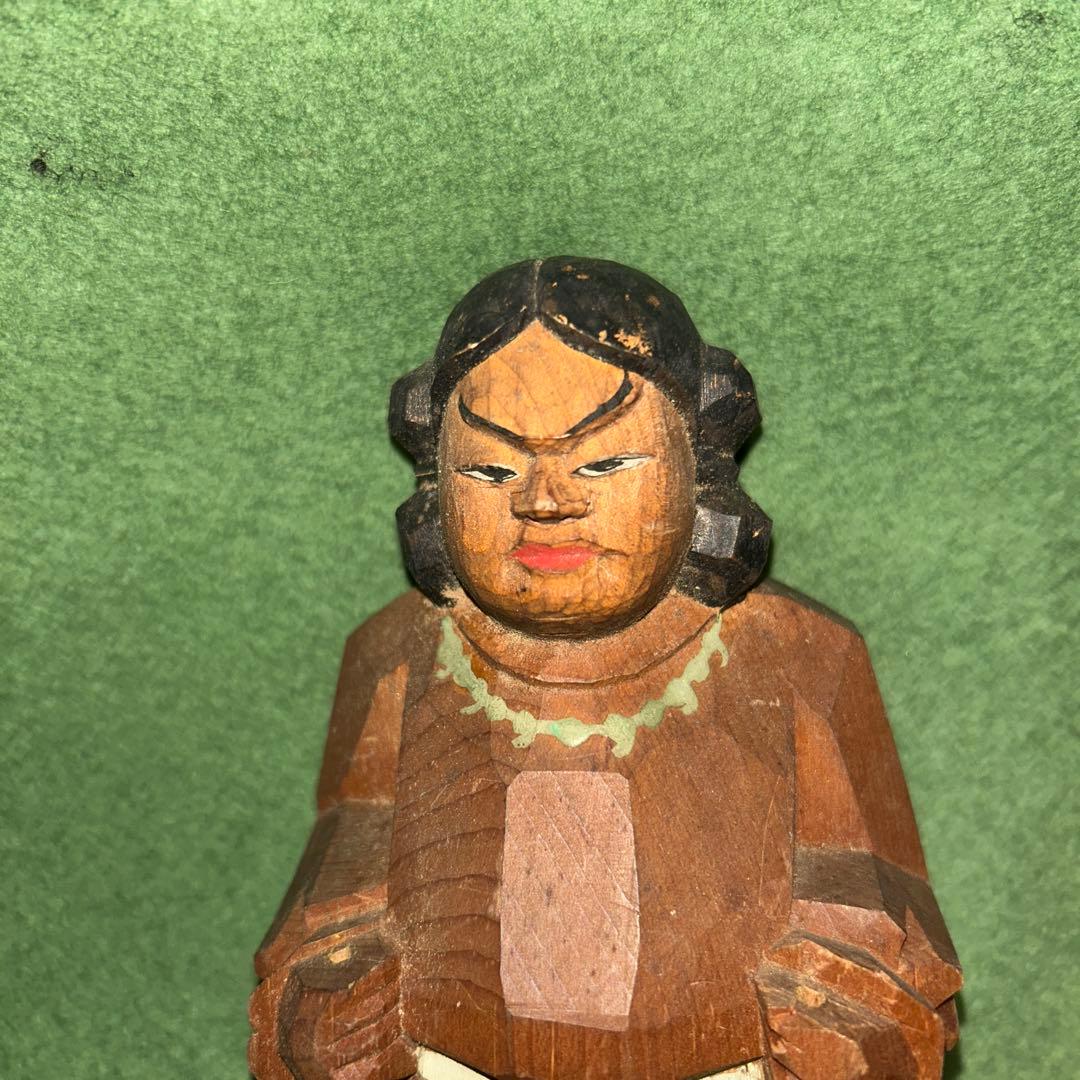 御尊像 天手力男神(あめのたぢからおのかみ)木彫 日本神話 戸隠神社