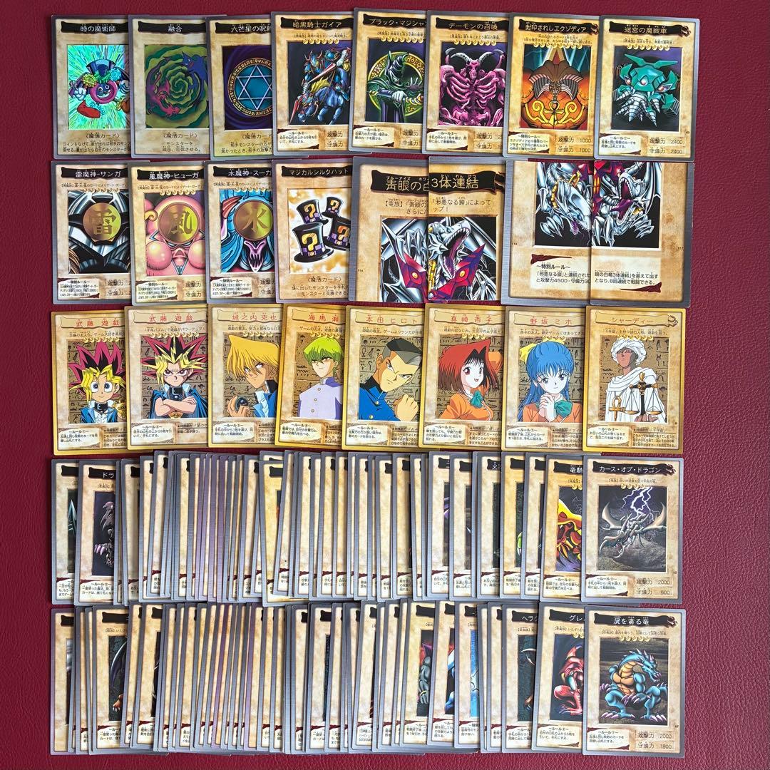 遊戯王　カードダス　OGC バンダイ版　旧裏　まとめ売り　112種 遊戯王 カードダス OGC バンダイ版 旧裏 まとめ売り 112種 - メルカリ