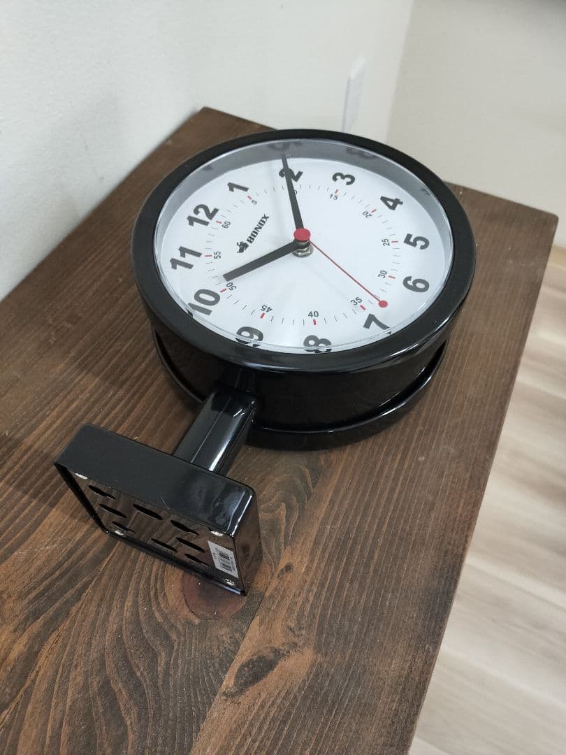 両面時計　ダブルフェイス　クロック　170D　ブラック　ダルトン