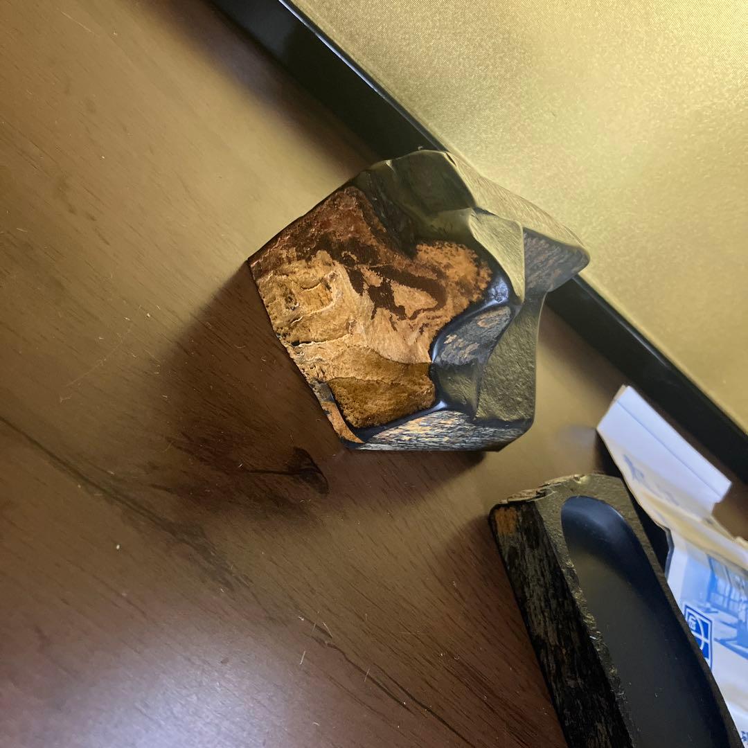 龍渓硯 翠川堂 蓋共自然硯 書道 オブジェ 新品美品 翠川希石 王 - メルカリ