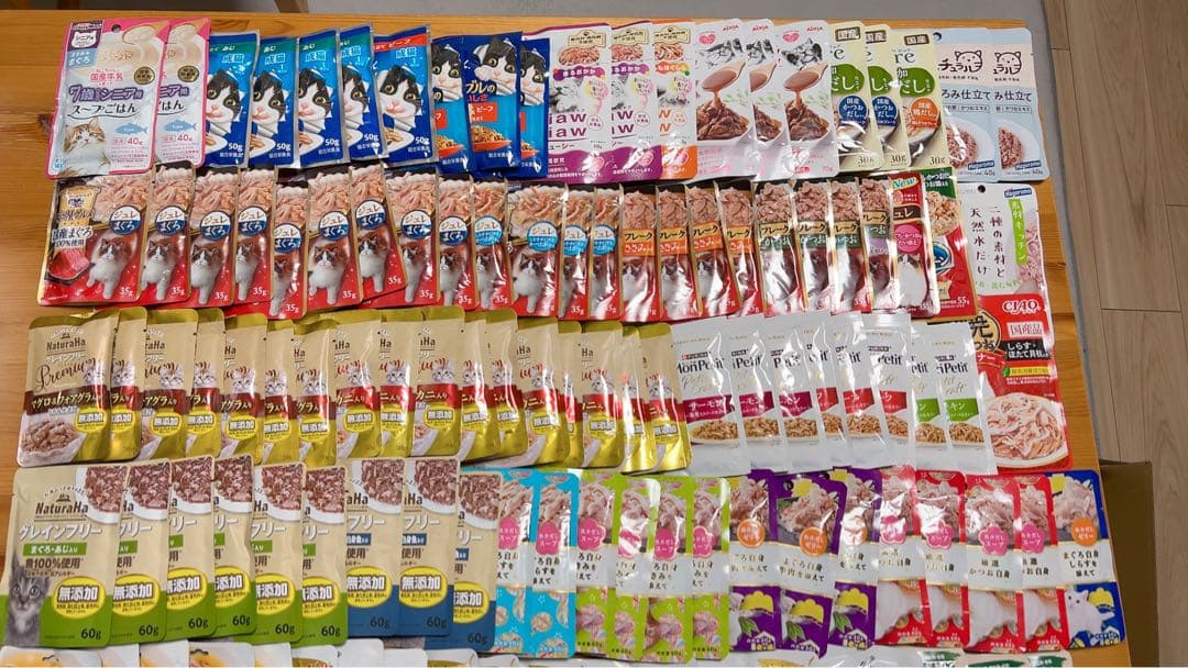 猫ちゃんのおやつ・ごはん115個 焼きかつお5個