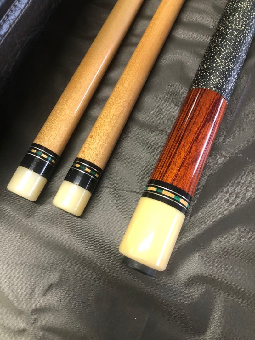 ビギナー向け　ビリヤードキュー　本ハギ　4剣　キューケース　付き