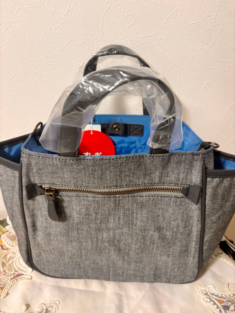 【新品未使用タグ付】アルベロベロ　花クラゲジーンズ生地手提げバッグ