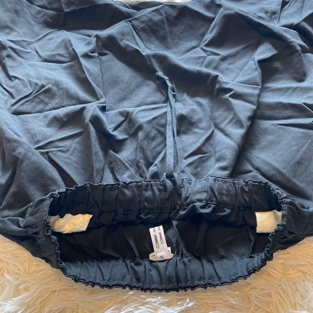 コムデギャルソン　サルエルパンツ　ウール　ブラック　Sサイズ