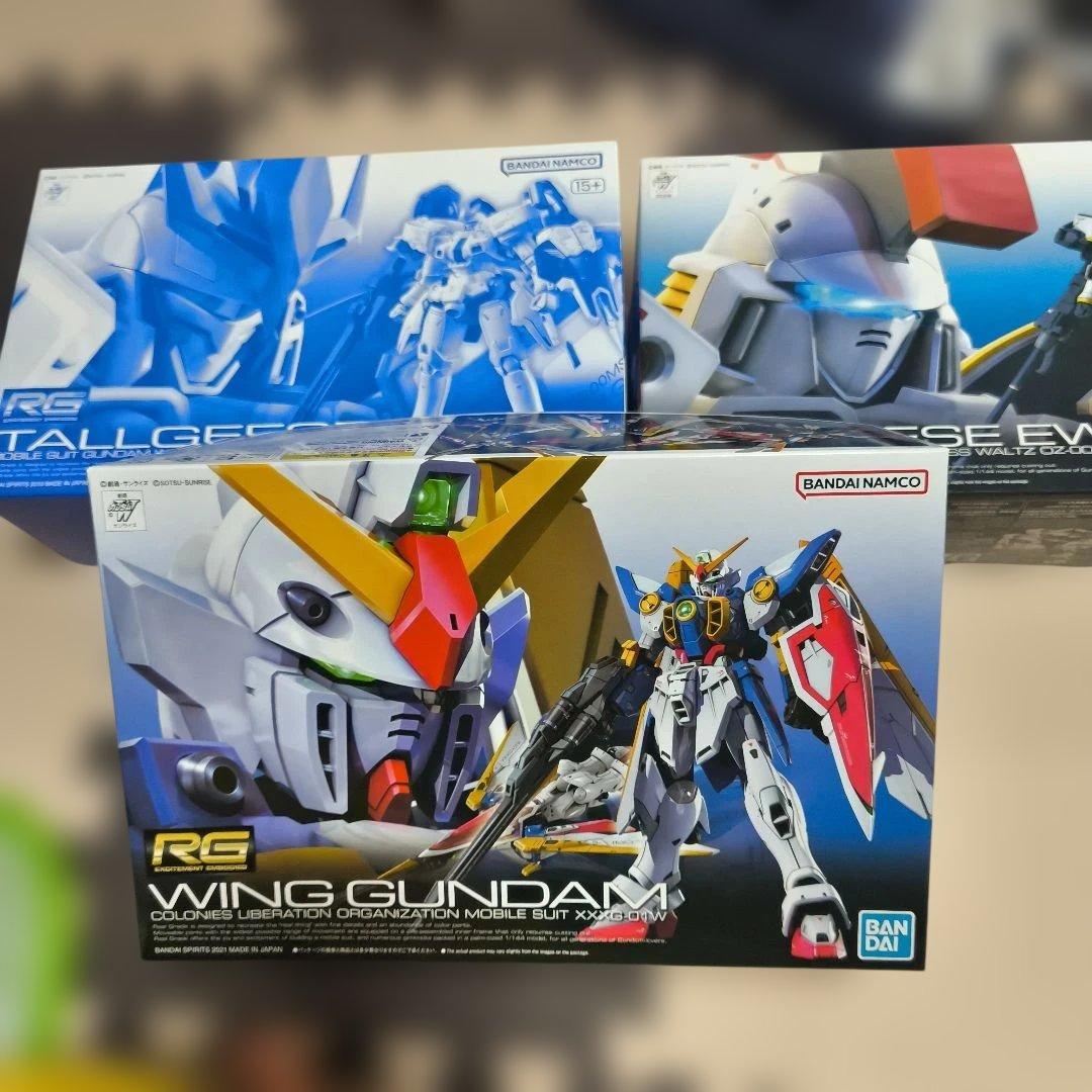 RG ウイングガンダム トールギスEW トールギスⅢ　 セット！ ガンダムW」トールギスIII、RGでガンプラ化！ 新規造形された特徴的な