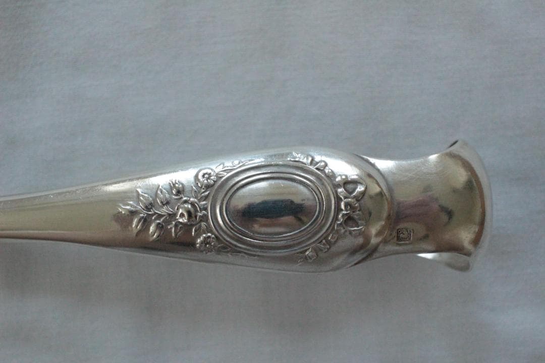 B】シルバーコーティングのトング/野獣の足・フランスアンティーク