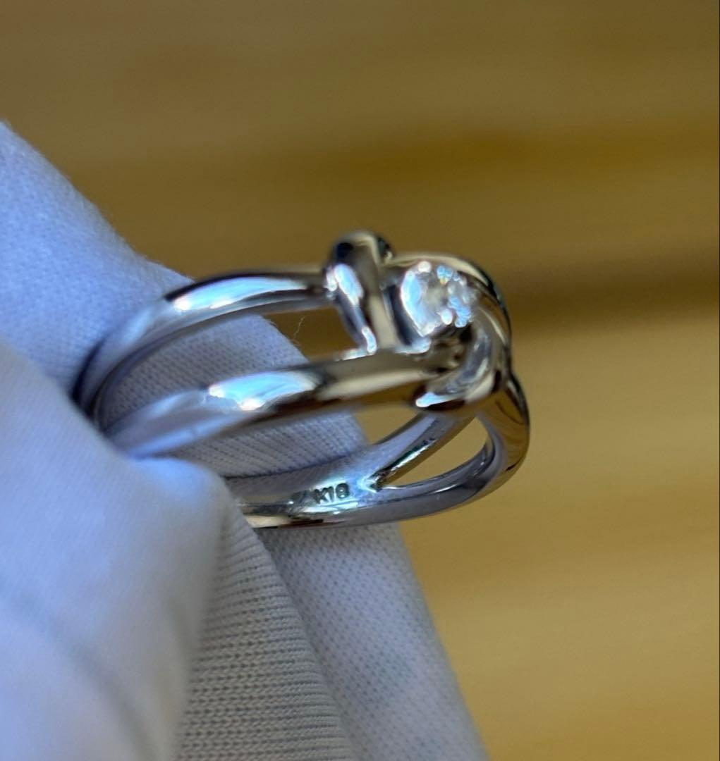 ヴァンドーム青山　K18WG リング　4.3g