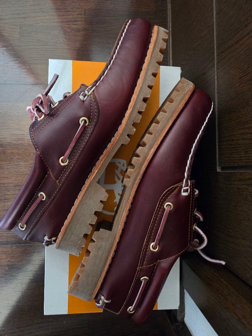 新品 Timberland 3eye Burgundy 27cm