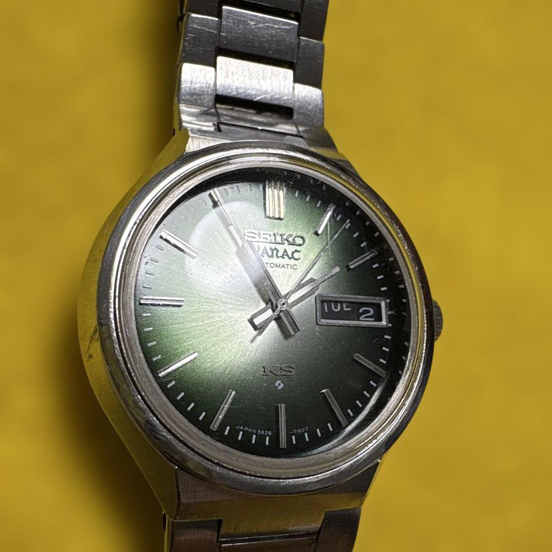 セイコー 自動巻き時計　KS 動作確認済みです。