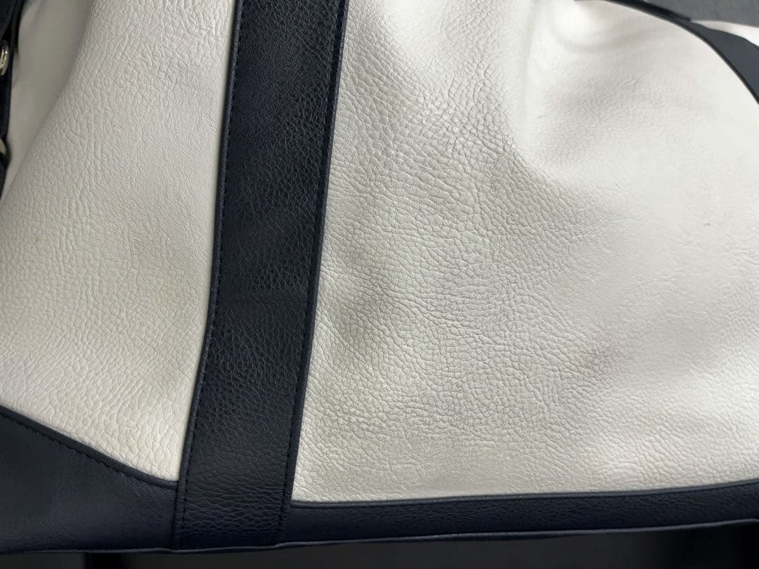 【非売品】ZENITH ゼニス　ノベルティボストンバッグ　ホワイト&ネイビー