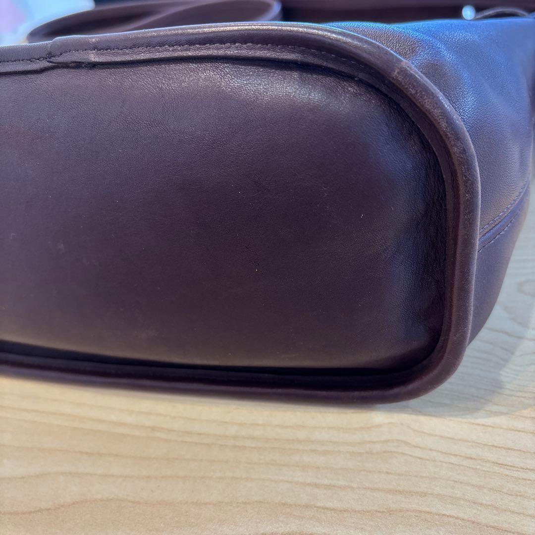 COACH ダークブラウン ショルダーバッグ