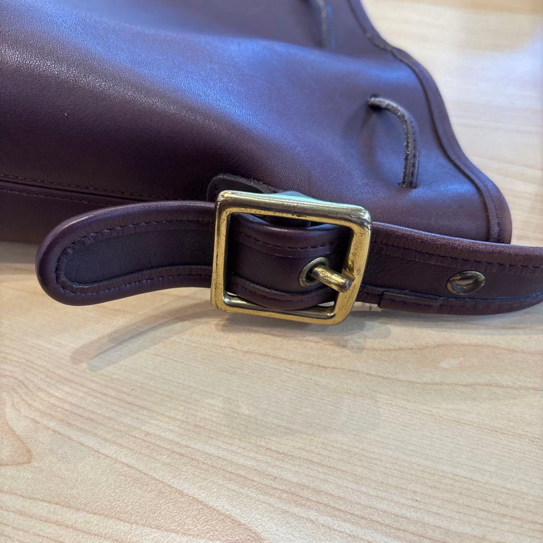 COACH ダークブラウン ショルダーバッグ