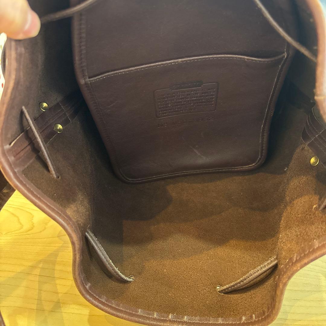 COACH ダークブラウン ショルダーバッグ