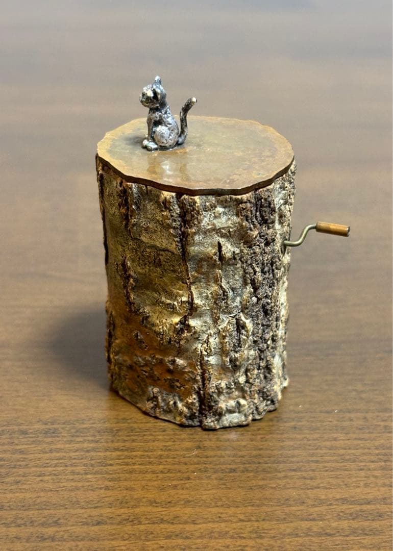 アトリエpuchuco 猫　シルバー　からくり仕掛け