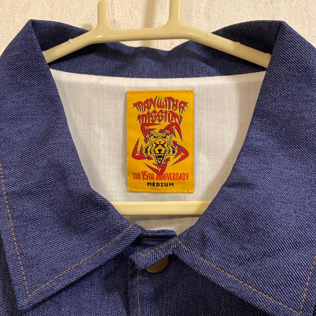 マンウィズ ア ミッション デニム風コーチジャケット