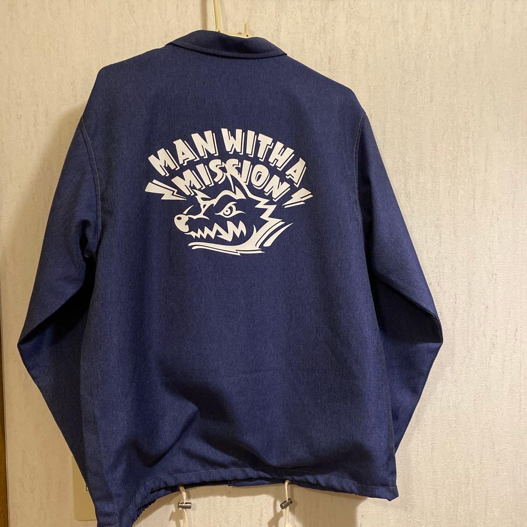 マンウィズ ア ミッション デニム風コーチジャケット