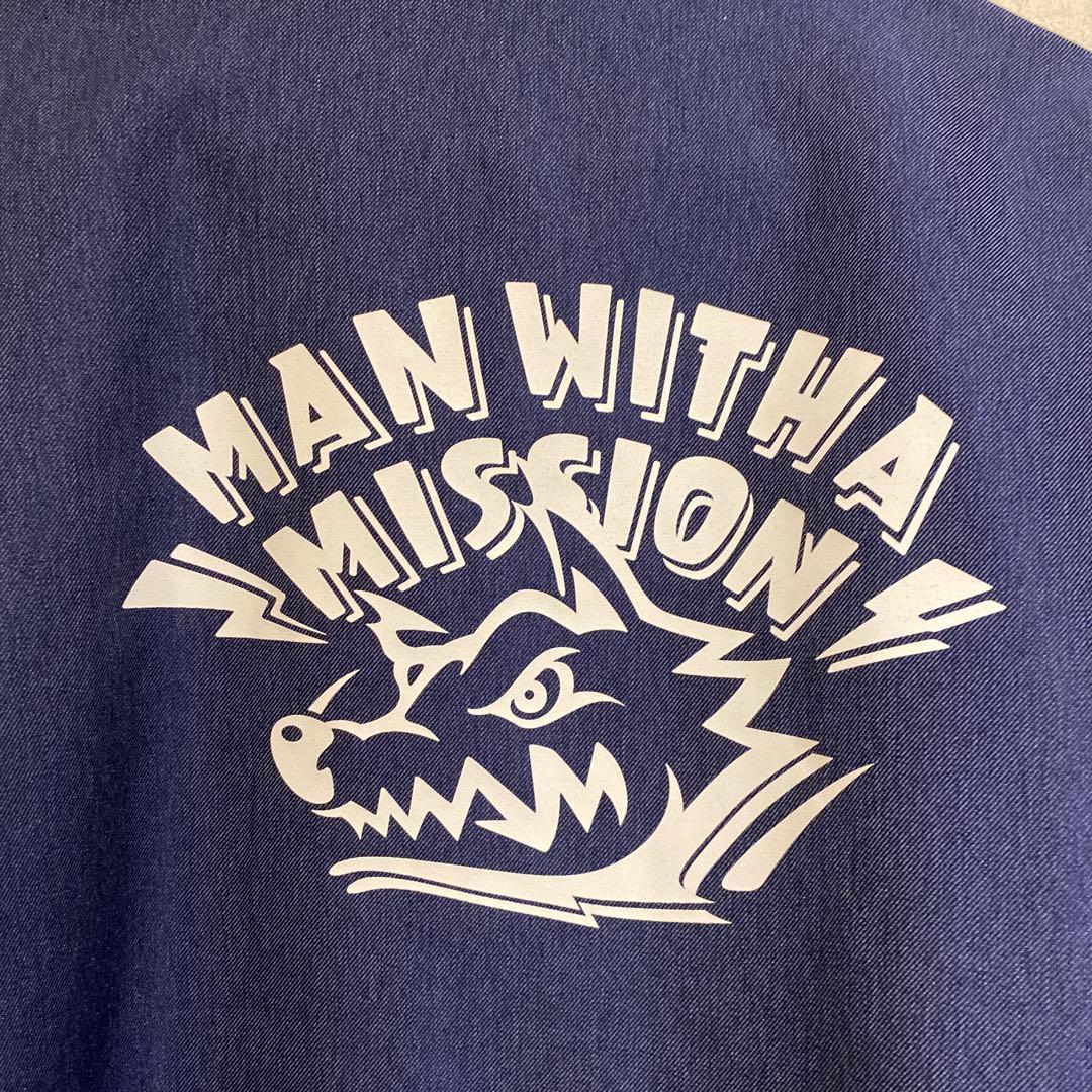 マンウィズ ア ミッション デニム風コーチジャケット