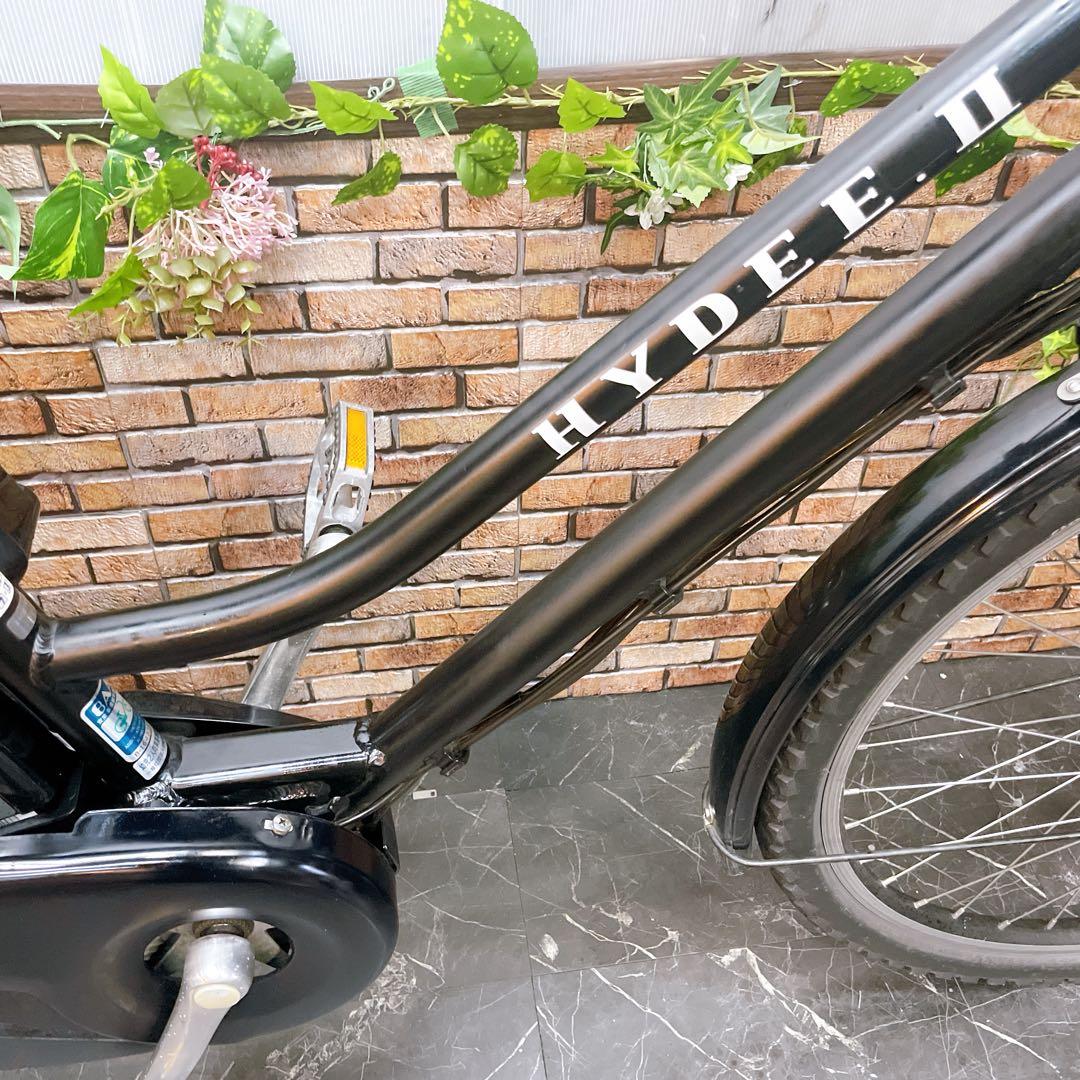 【58】電動自転車 ブリヂストンHYDEE ブラック 3人乗り対応