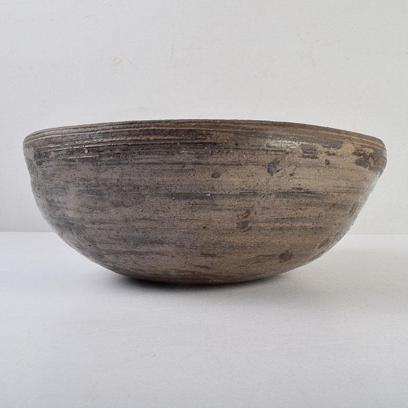 茶道具 瀬戸焼 加藤春岱作 三島写 染付花文 刷毛目 鉢 V R9291 - メルカリ