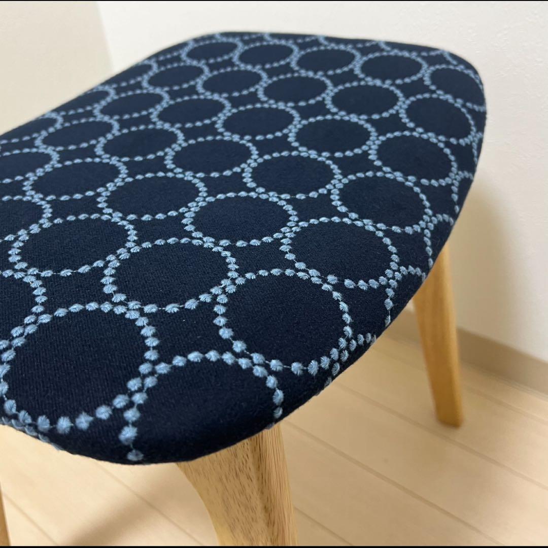 ミナペルホネン dop タンバリン 細脚 スツール 【インディゴ】椅子 ベンチ