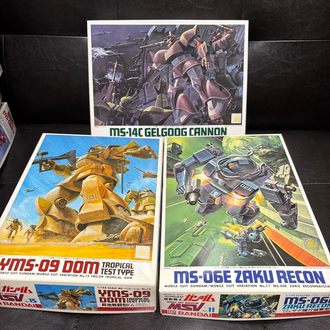 ガンプラセット 1/144 MSV 10点 旧キット+情景模型 - メルカリ