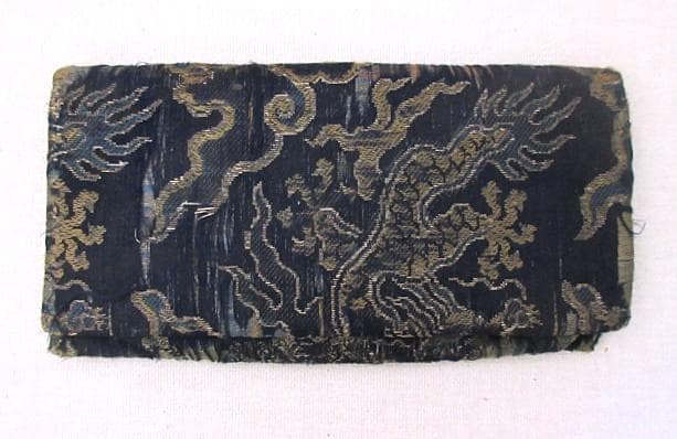 古いキセル・筒＆提げたばこ入れ1点 和柄小物入れ1点 金襴